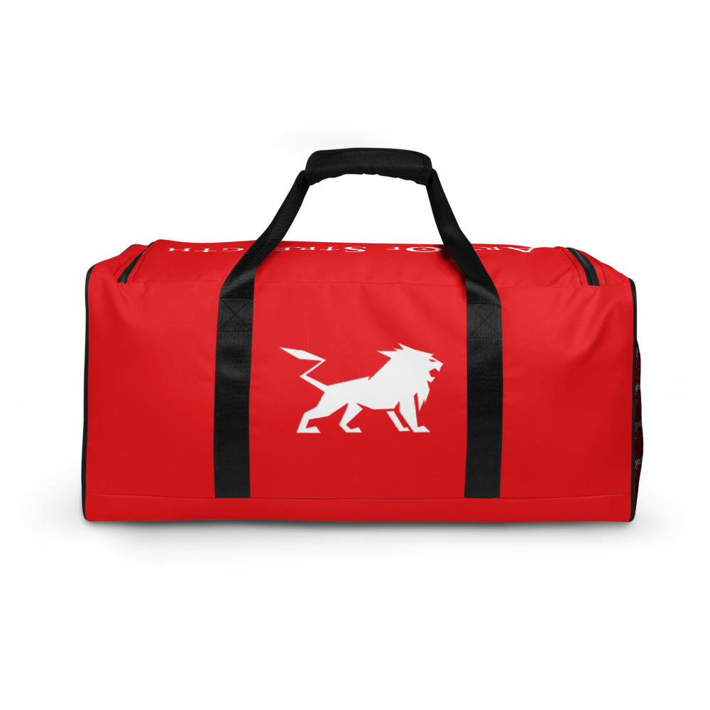 AOS Red Duffle bag