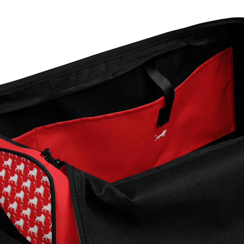 AOS Red Duffle bag