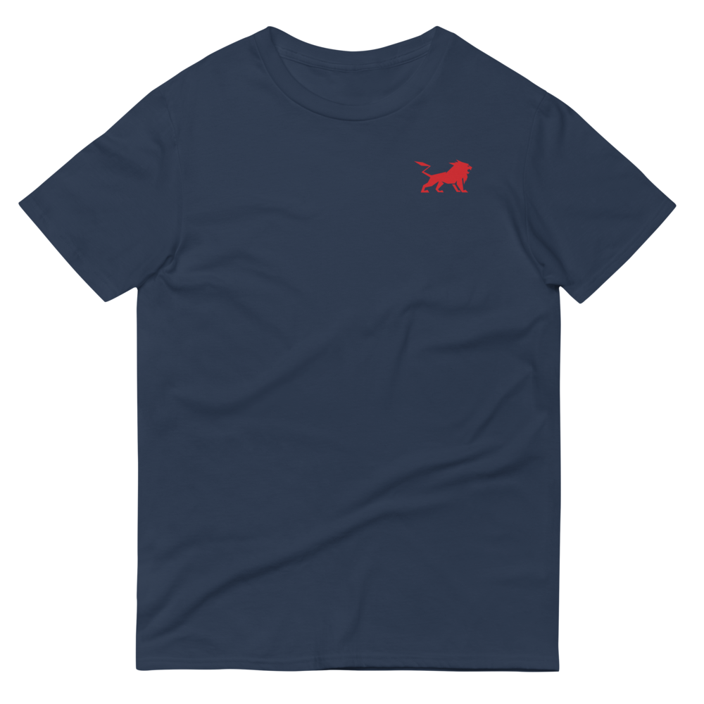 Original V2 Short-Sleeve T-Shirt with Front and Back RED Logo